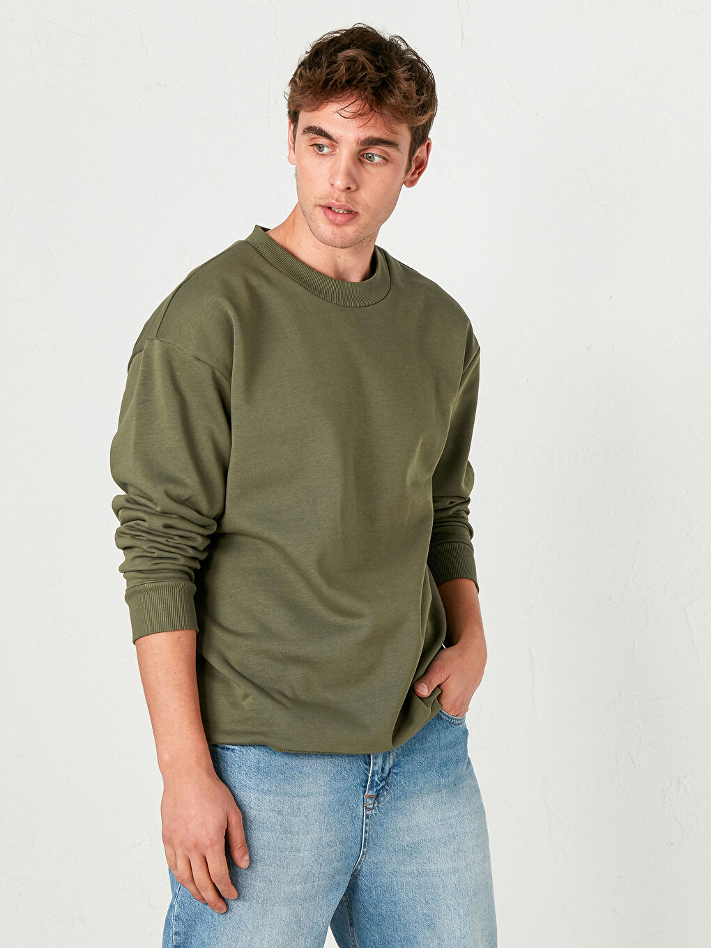 Oversize Crew Neck Sweatshirt