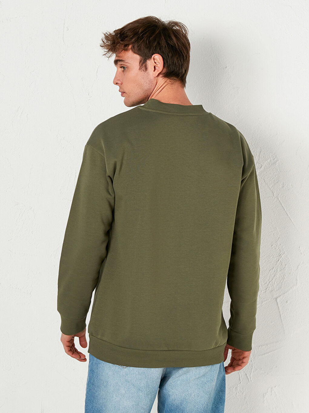 Oversize Crew Neck Sweatshirt-3