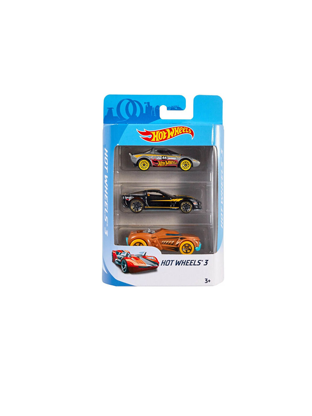 مجموعة عربيات لعبة للأولاد عجلات ساخنة 3 في 1-2