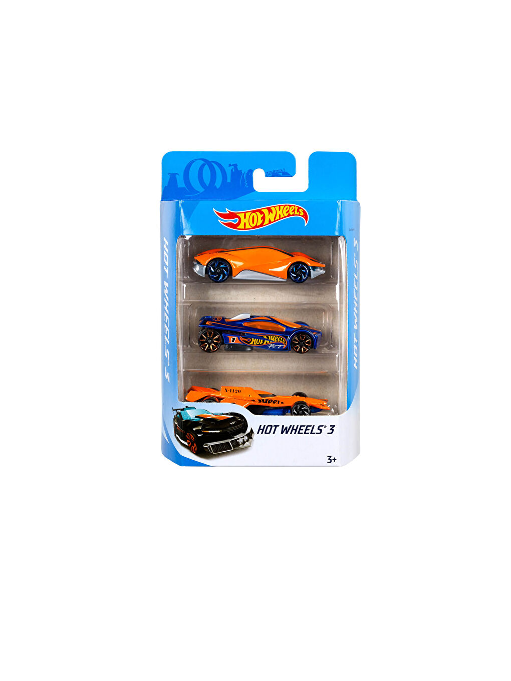 مجموعة عربيات لعبة للأولاد عجلات ساخنة 3 في 1-3