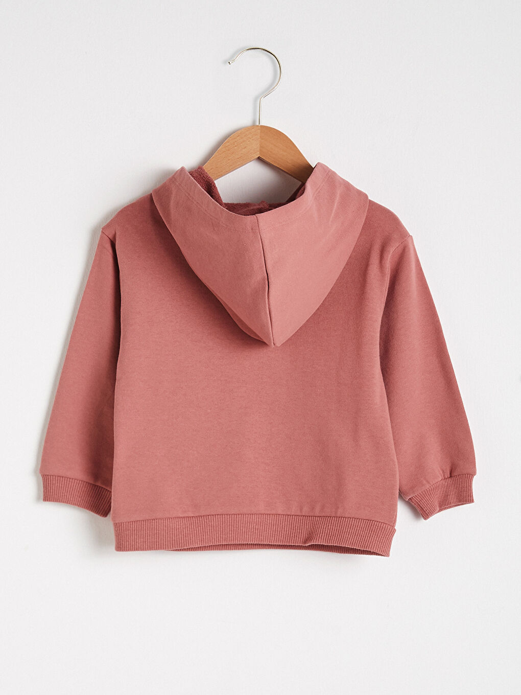 Pembe Kız Bebek Baskılı Sweatshirt-1