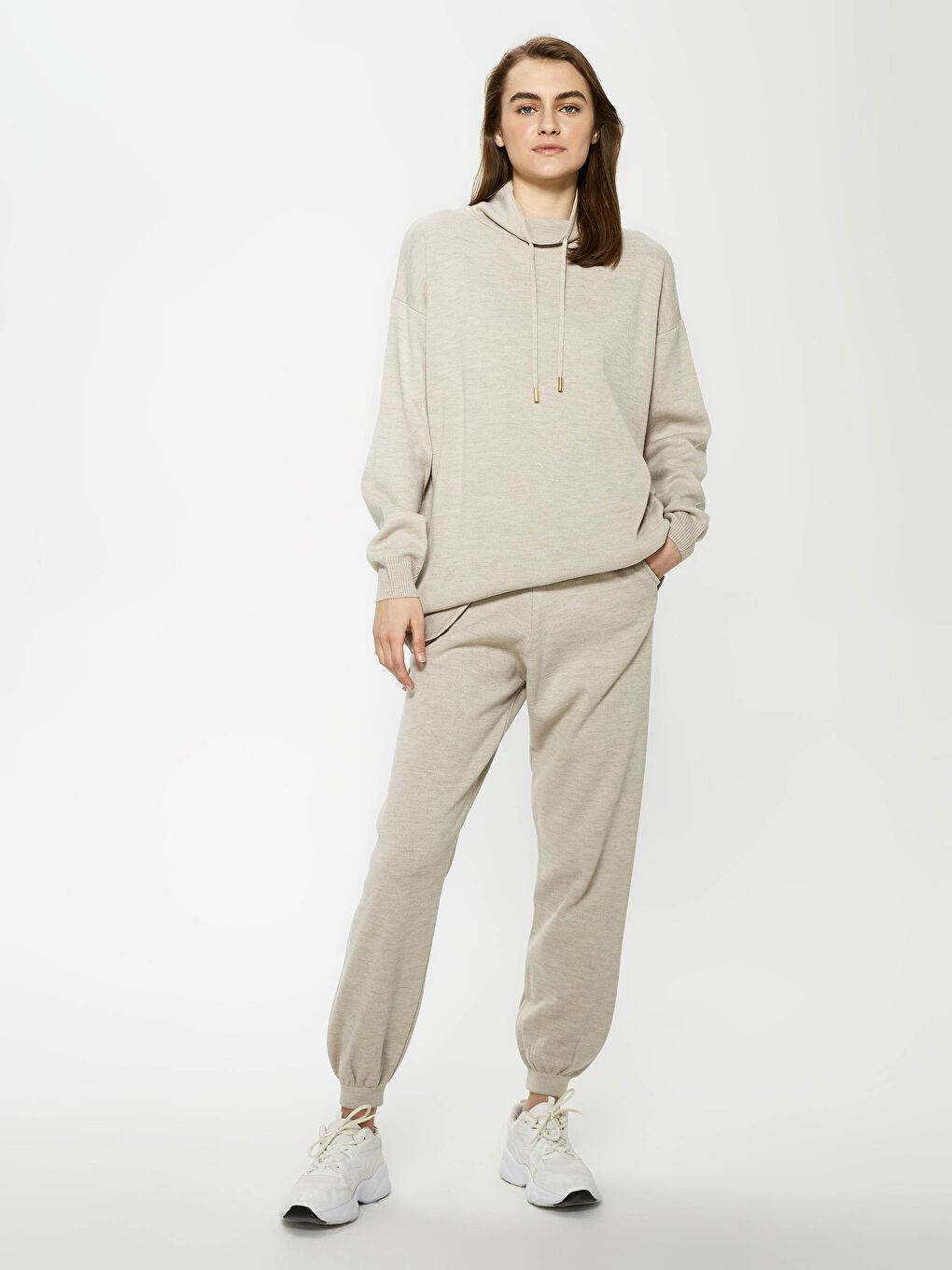 Elastic Waist Tricot Trousers-2