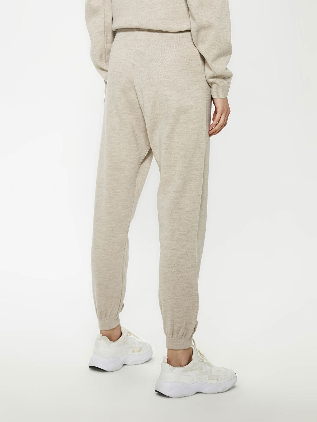 Elastic Waist Tricot Trousers-4