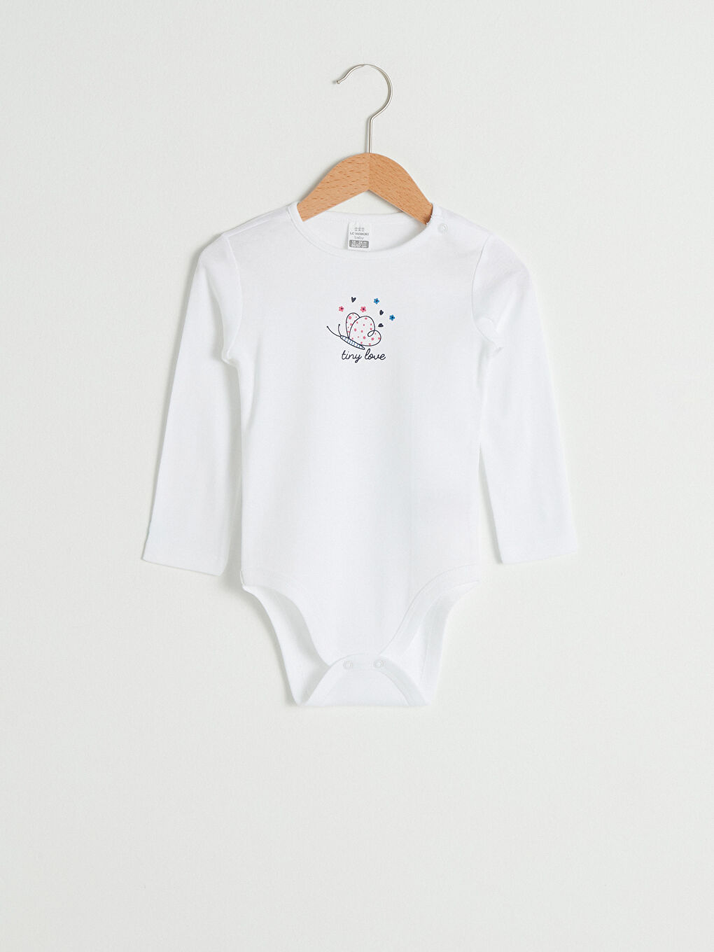 بدلة جسم بنات رضع بزر ضغط - ٥ قطع-1