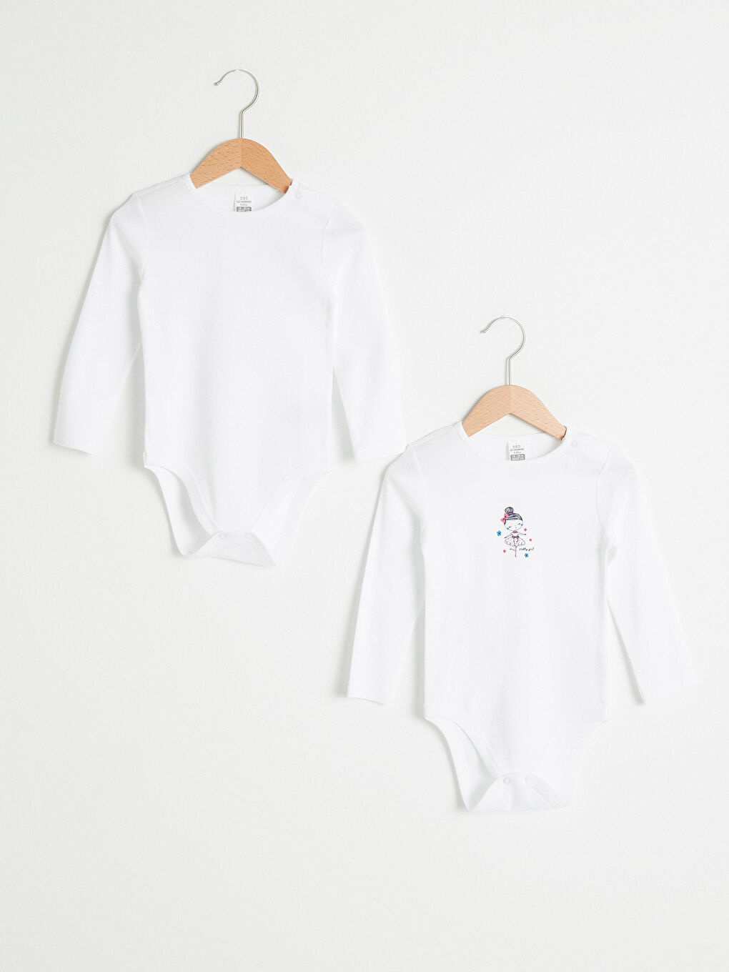 بدلة جسم بنات رضع بزر ضغط - ٥ قطع-2