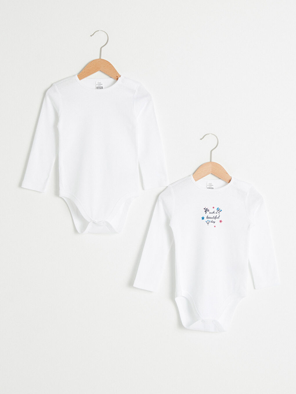 بدلة جسم بنات رضع بزر ضغط - ٥ قطع-3