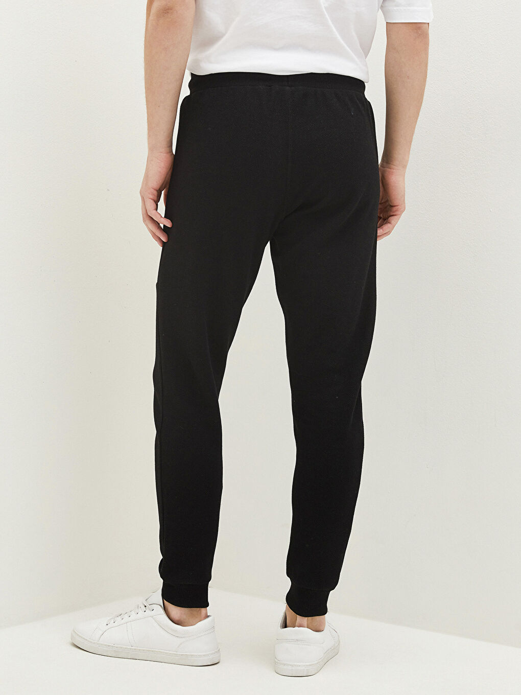 Siyah Slim Fit Erkek Jogger Eşofman Altı-2