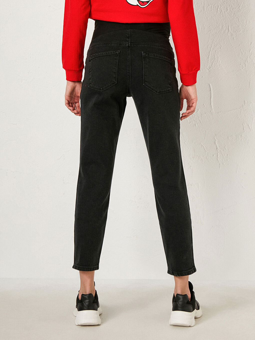 Siyah Jupıter Süper Skinny Fit Hamile Jean Pantolon-3