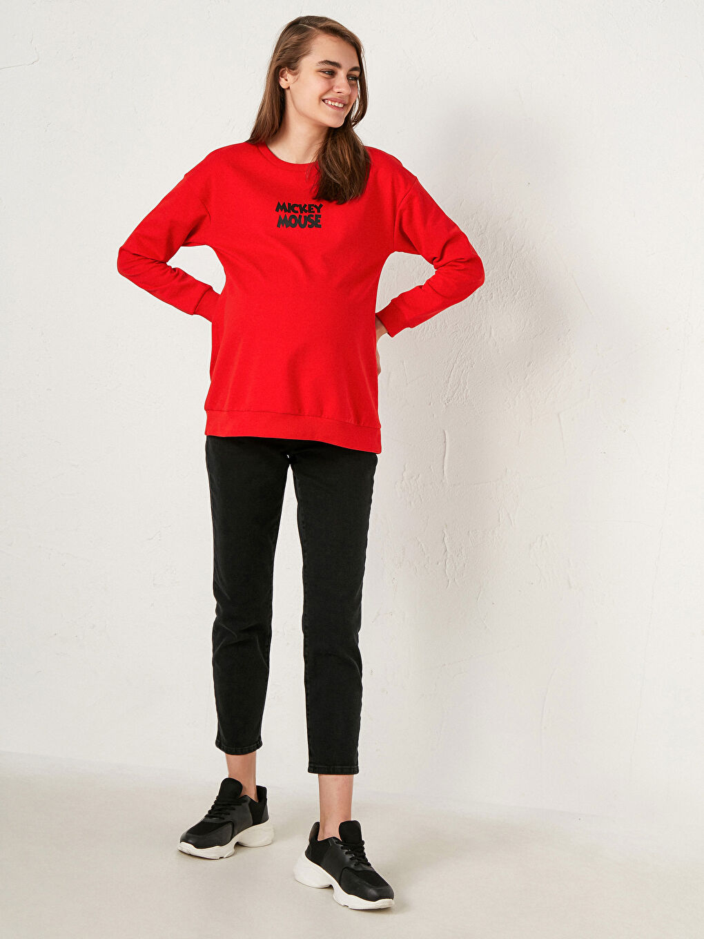 Siyah Jupıter Süper Skinny Fit Hamile Jean Pantolon-1