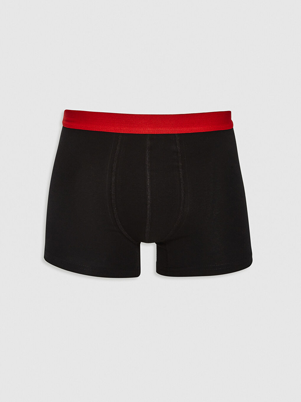 Kırmızı Standart Kalıp Esnek Kumaş Boxer 3'lü-3