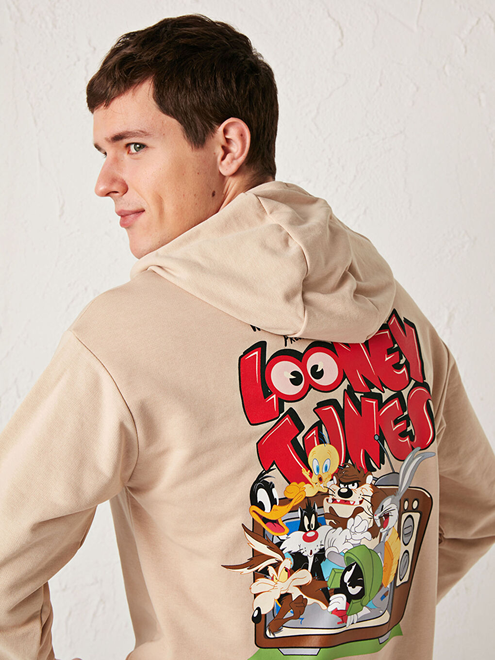 Looney Tunes Character Printed Hoodie-1