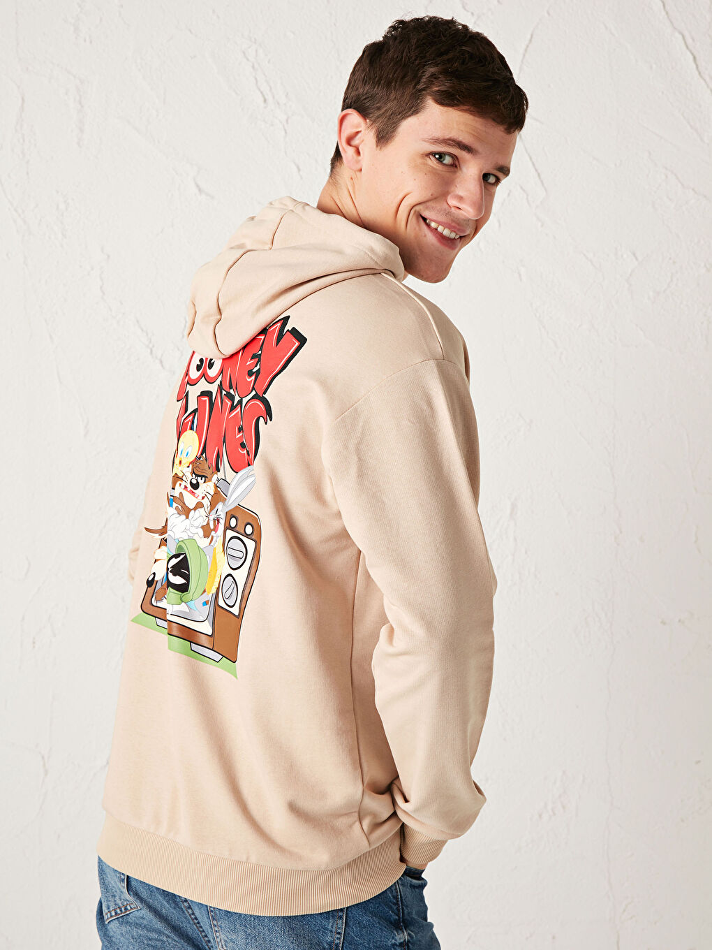 Looney Tunes Character Printed Hoodie-2