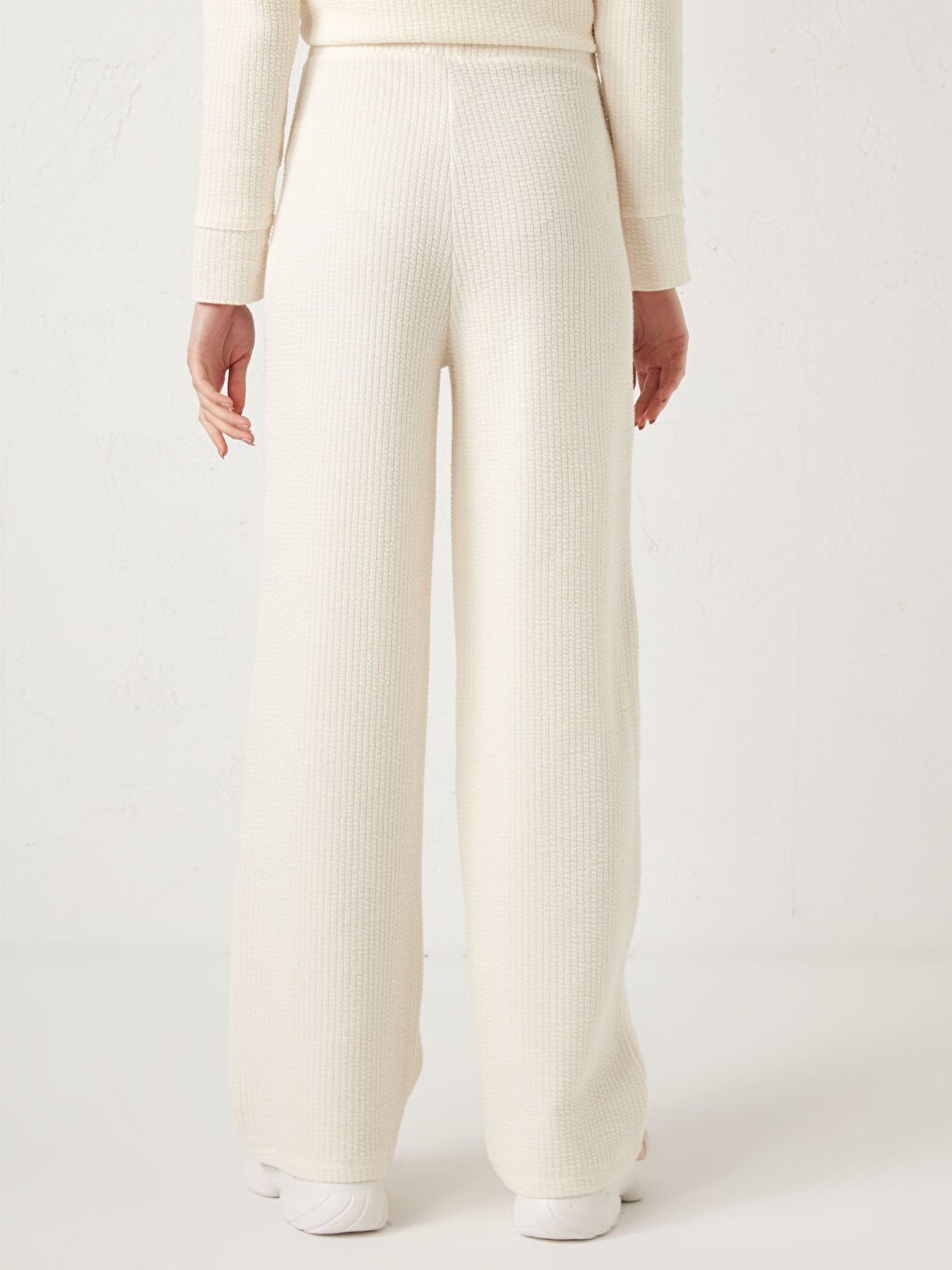 Elastic Waist Cotton Trousers-3