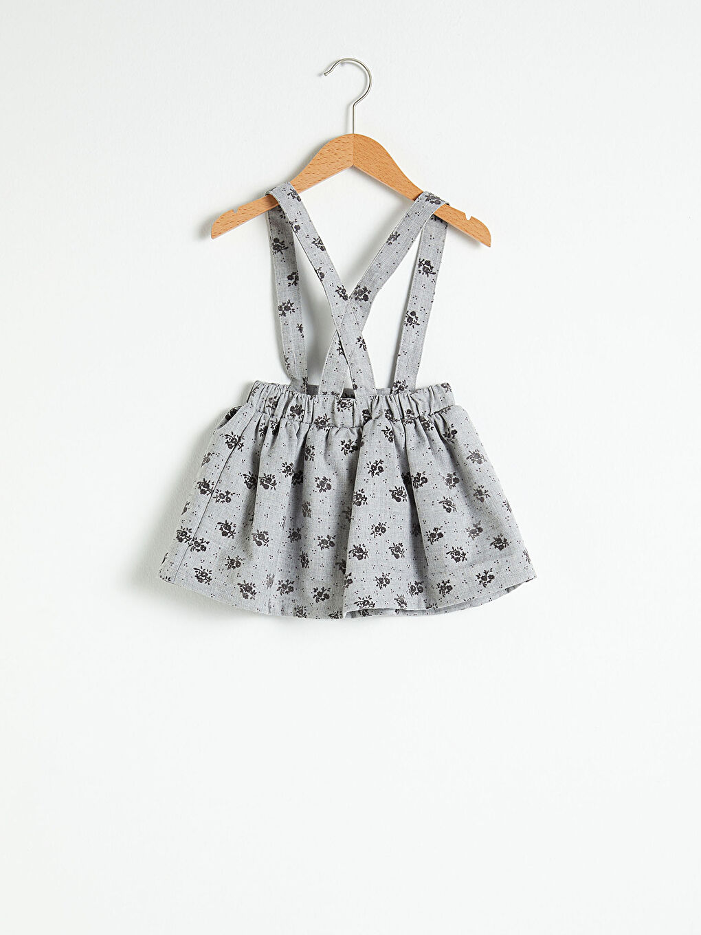 Gri Kız Bebek Etek-1