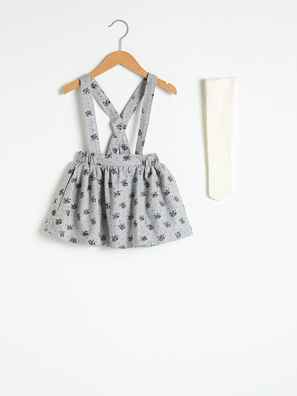 Gri Kız Bebek Etek-2