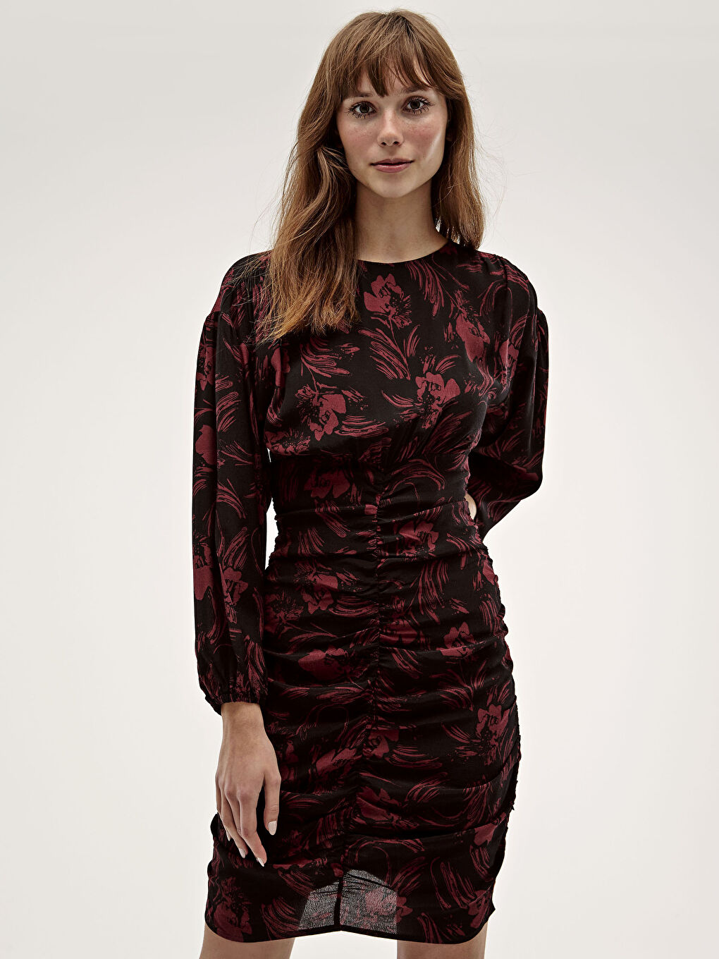 Floral Viscose Dress-1