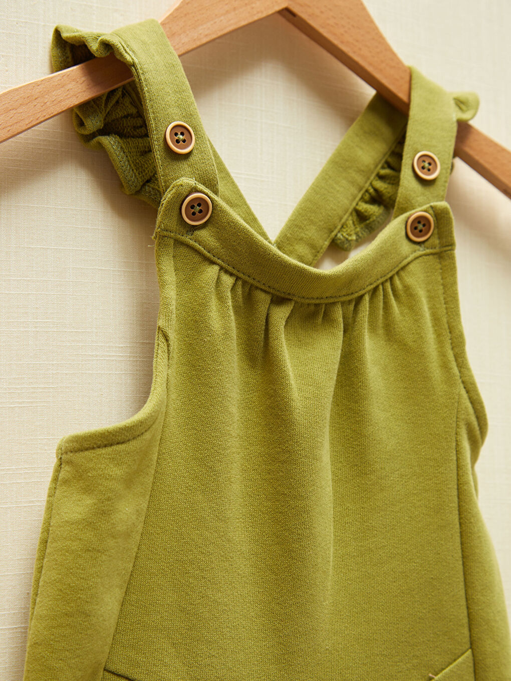 Salopette VERT Bébé Fille-2