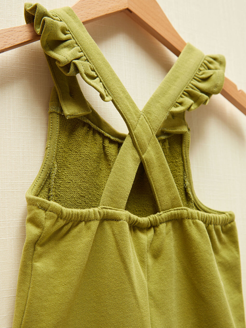 Salopette VERT Bébé Fille-4