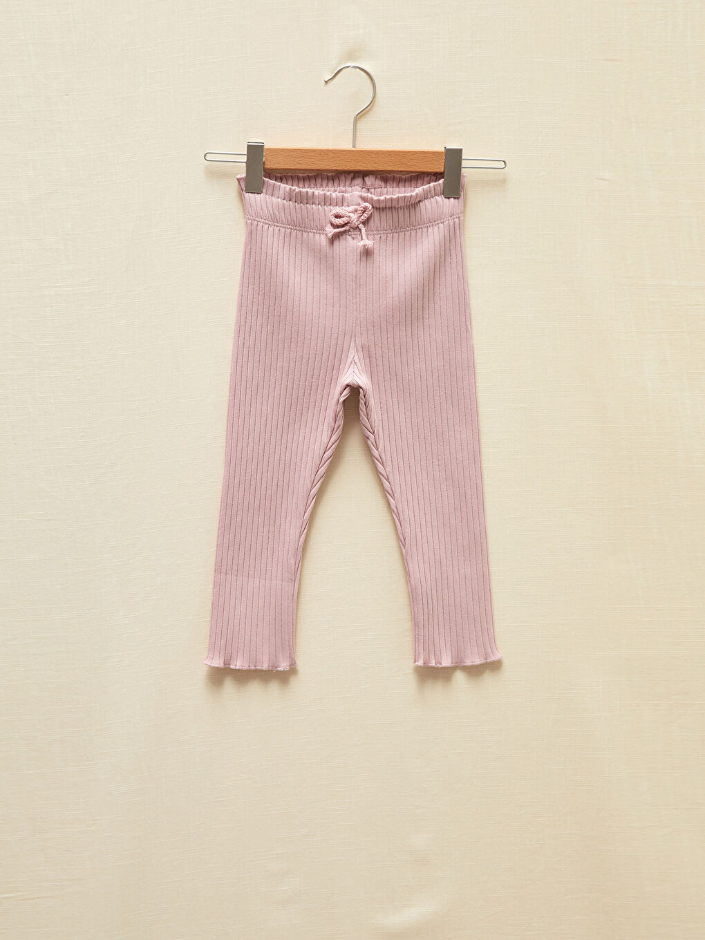 Pembe Kız Bebek Organik Pamuklu Tayt