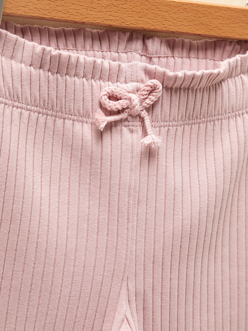 Pembe Kız Bebek Organik Pamuklu Tayt-2