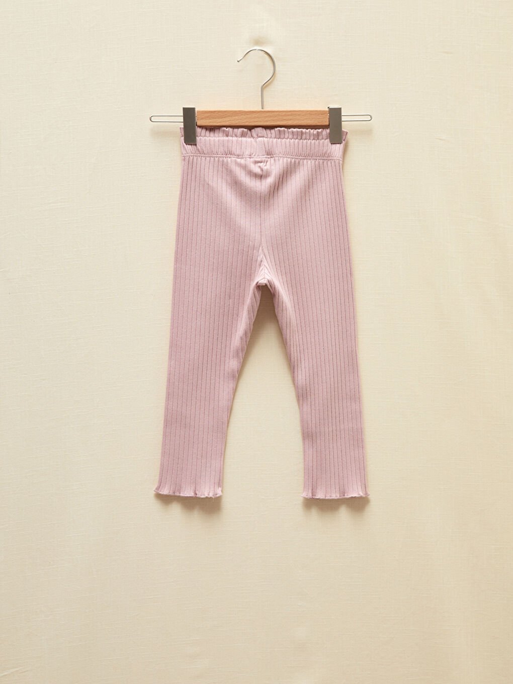 Pembe Kız Bebek Organik Pamuklu Tayt-3