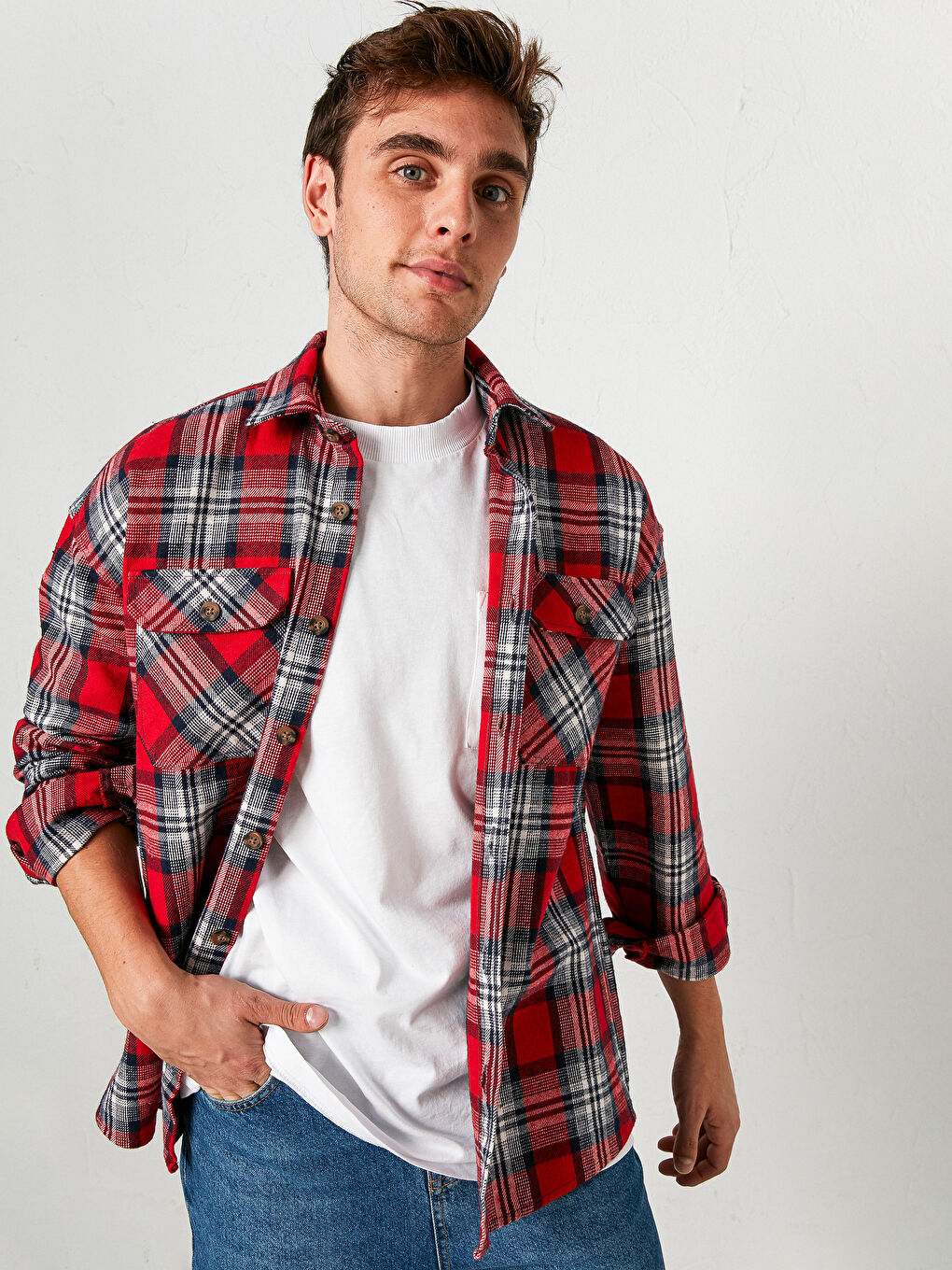 Surchemise ROUGE Homme