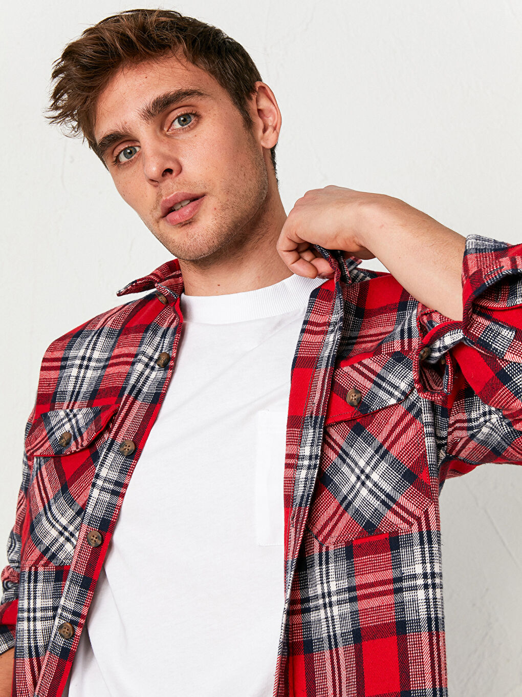 Surchemise ROUGE Homme-1