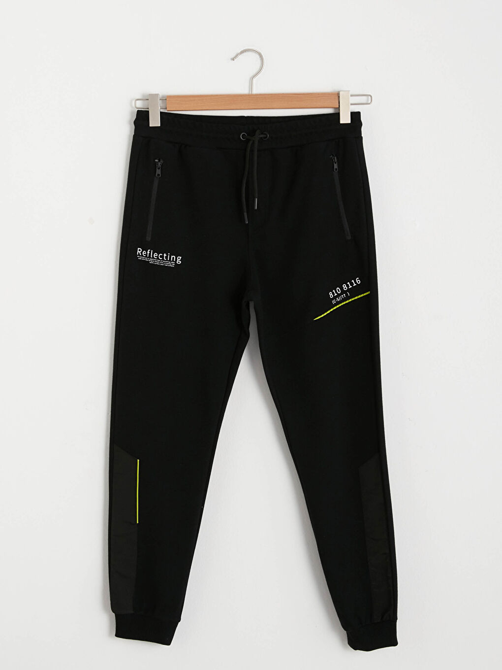 Siyah Slim Fit Jogger Eşofman Altı-5