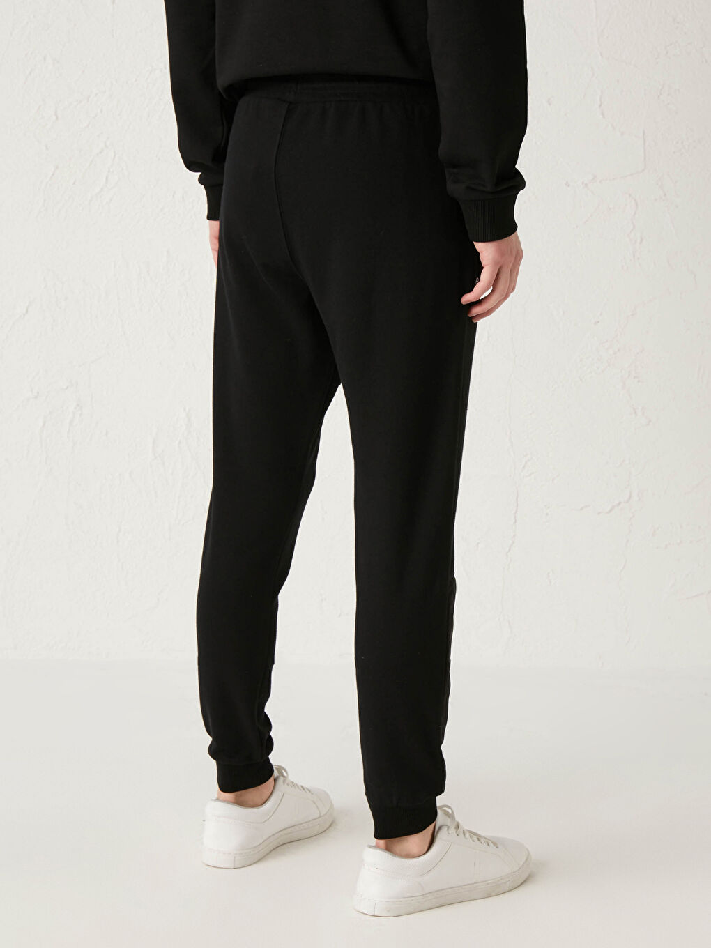 Siyah Slim Fit Jogger Eşofman Altı-3