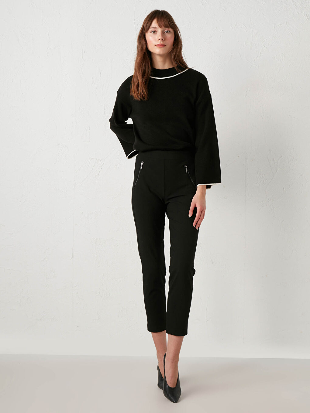 Elastic Waist Trousers-2