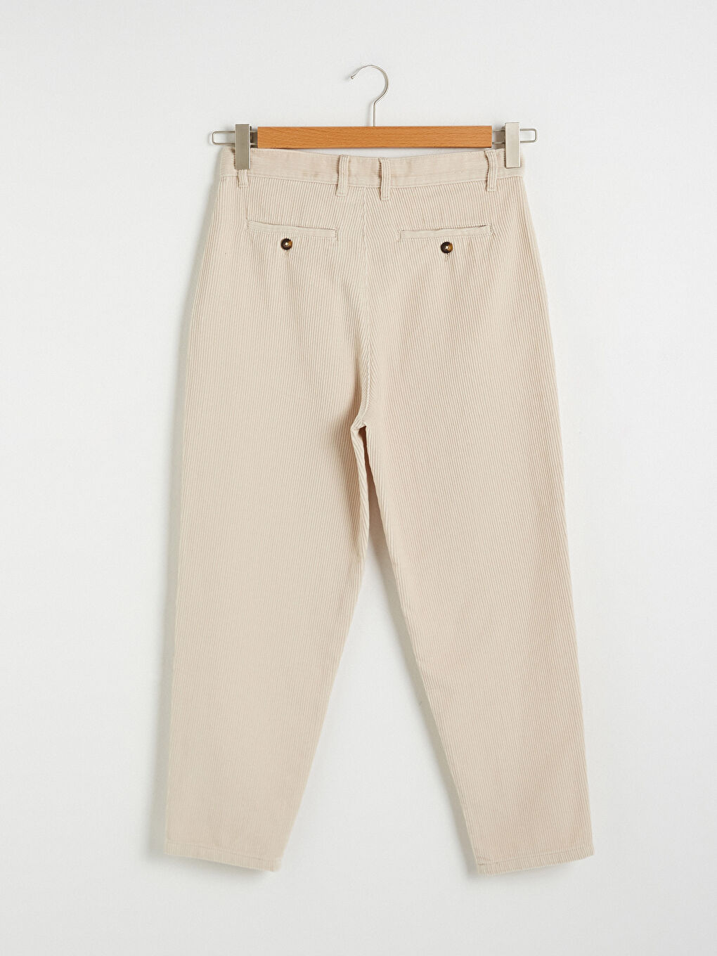 Regulär Geschnittene Samthosen-5