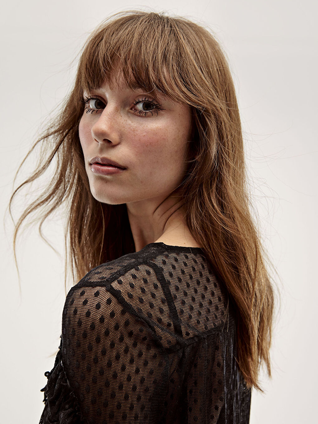 Long Sleeve Tulle Dress-6