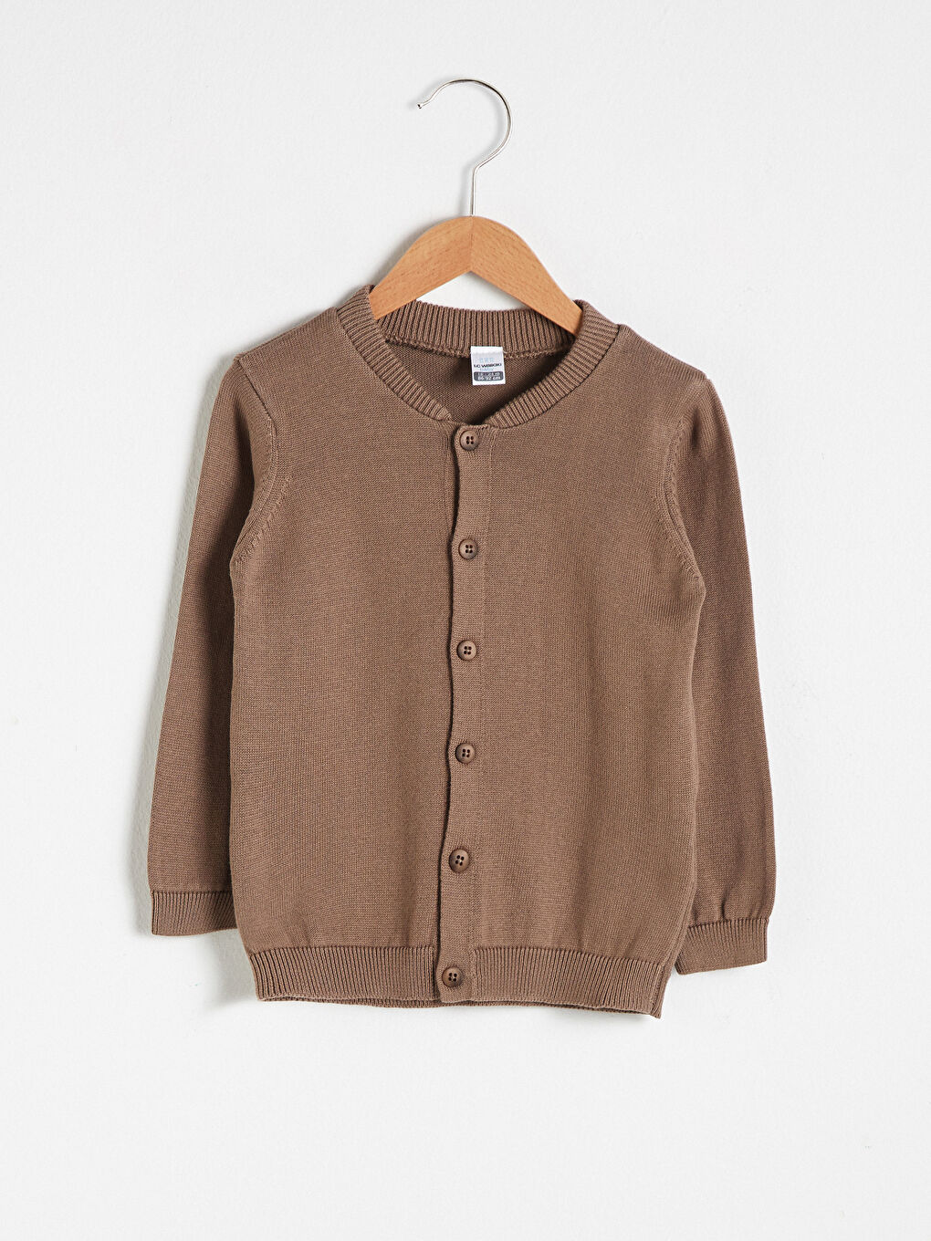 Kahverengi Erkek Bebek Triko Hırka