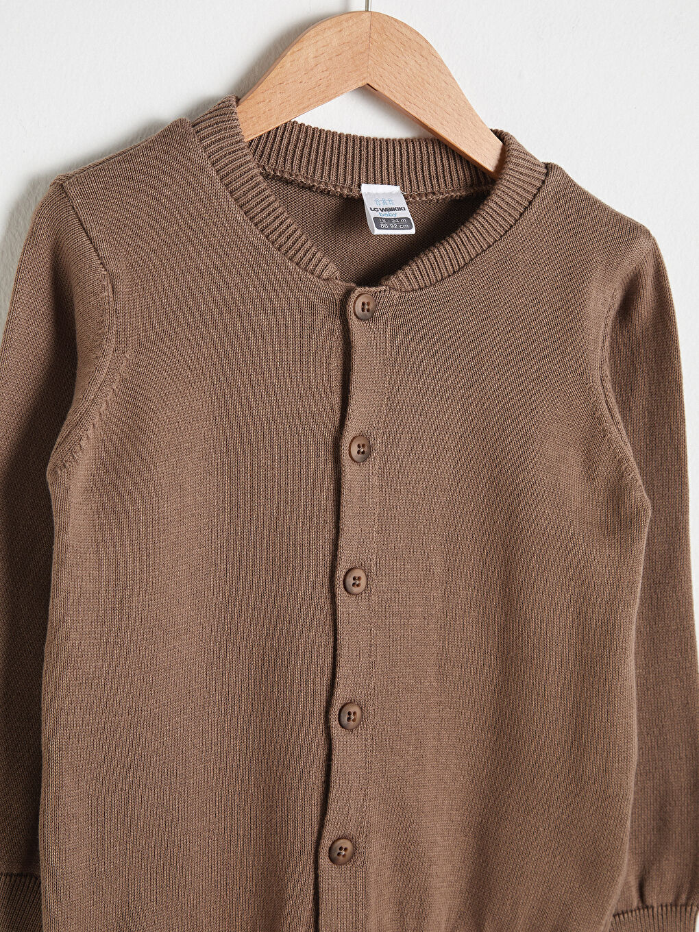 Kahverengi Erkek Bebek Triko Hırka-2