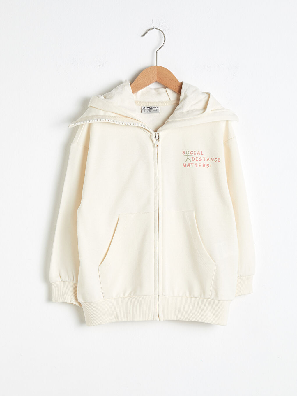 Sweat à capuche zippé pour fille