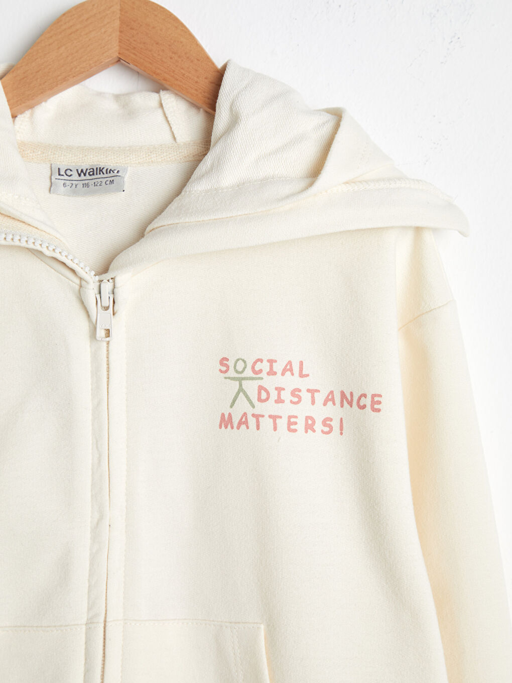 Sweat à capuche zippé pour fille-1