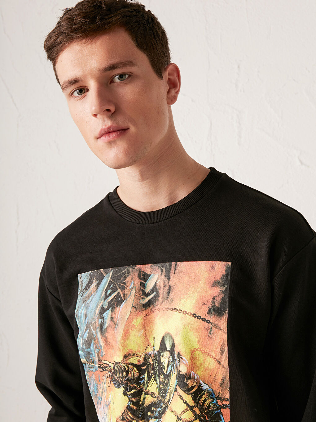 XSIDE Mortal Kombat Printed Thick Sweatshirt -0WIE70Z8-CVL