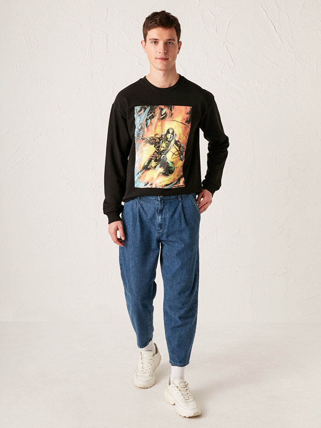 XSIDE Mortal Kombat Printed Thick Sweatshirt -0WIE70Z8-CVL