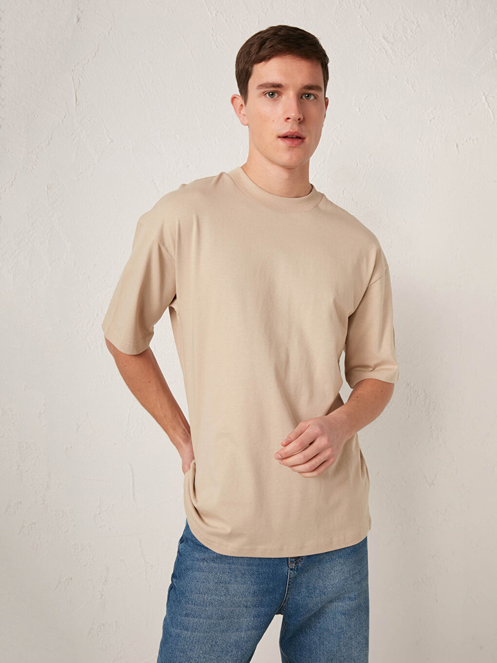XSIDE Oversize Crew Neck T-Shirt -0WIF10Z8-RKE
