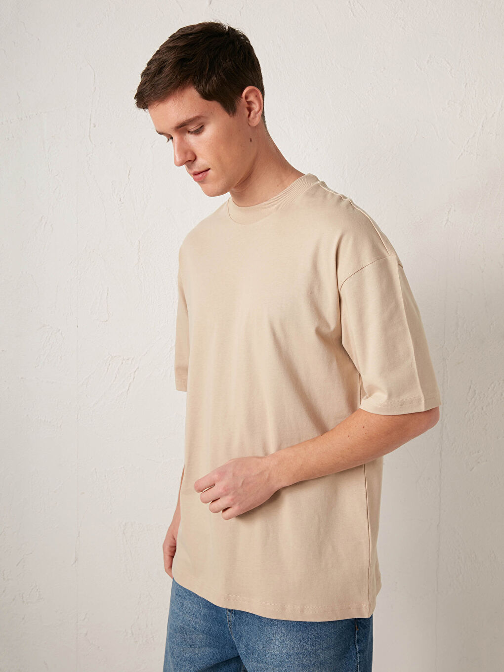 XSIDE Oversize Crew Neck T-Shirt -0WIF10Z8-RKE