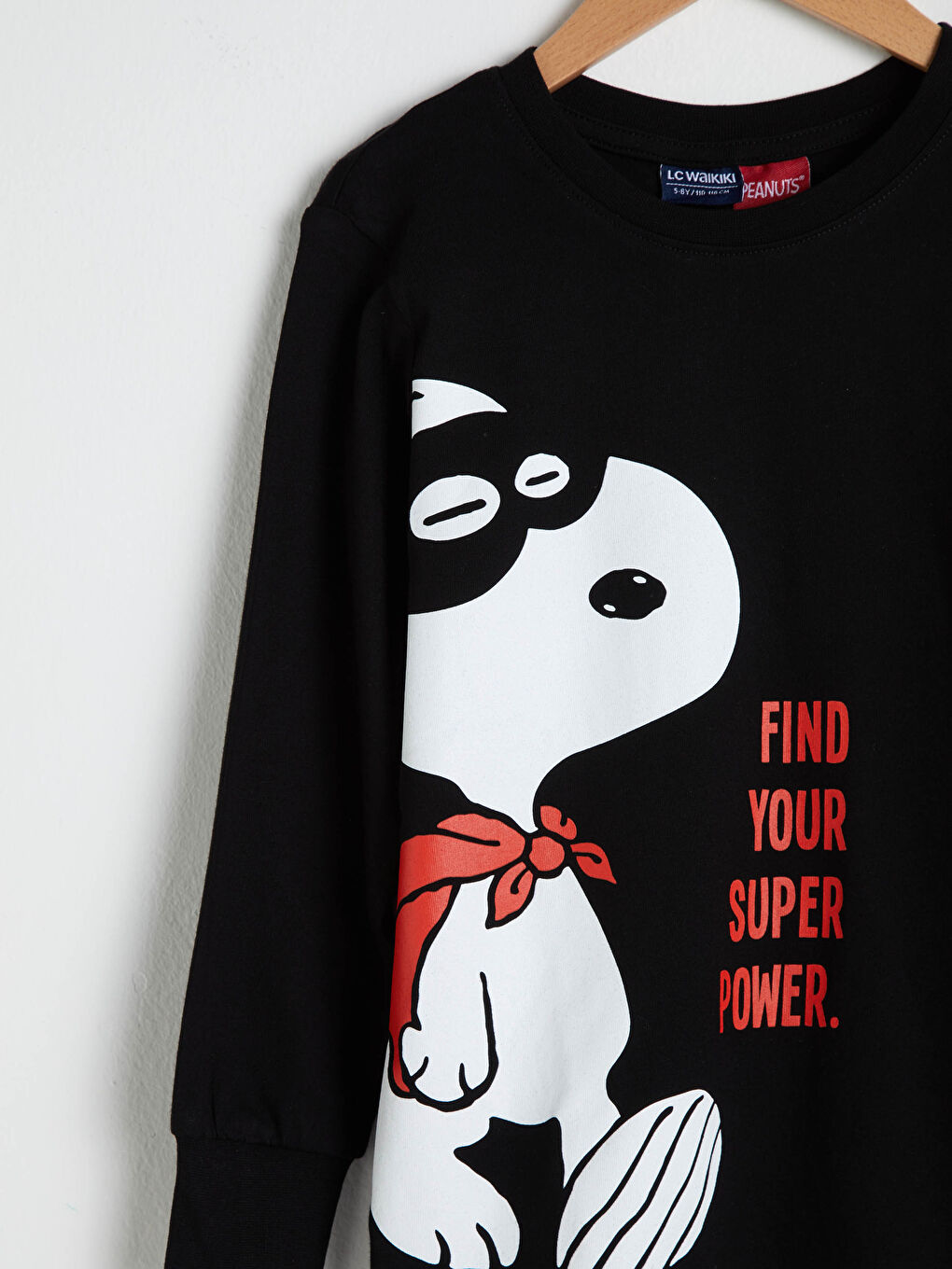 Ensemble de pyjama en coton imprimé Snoopy pour garçon-3