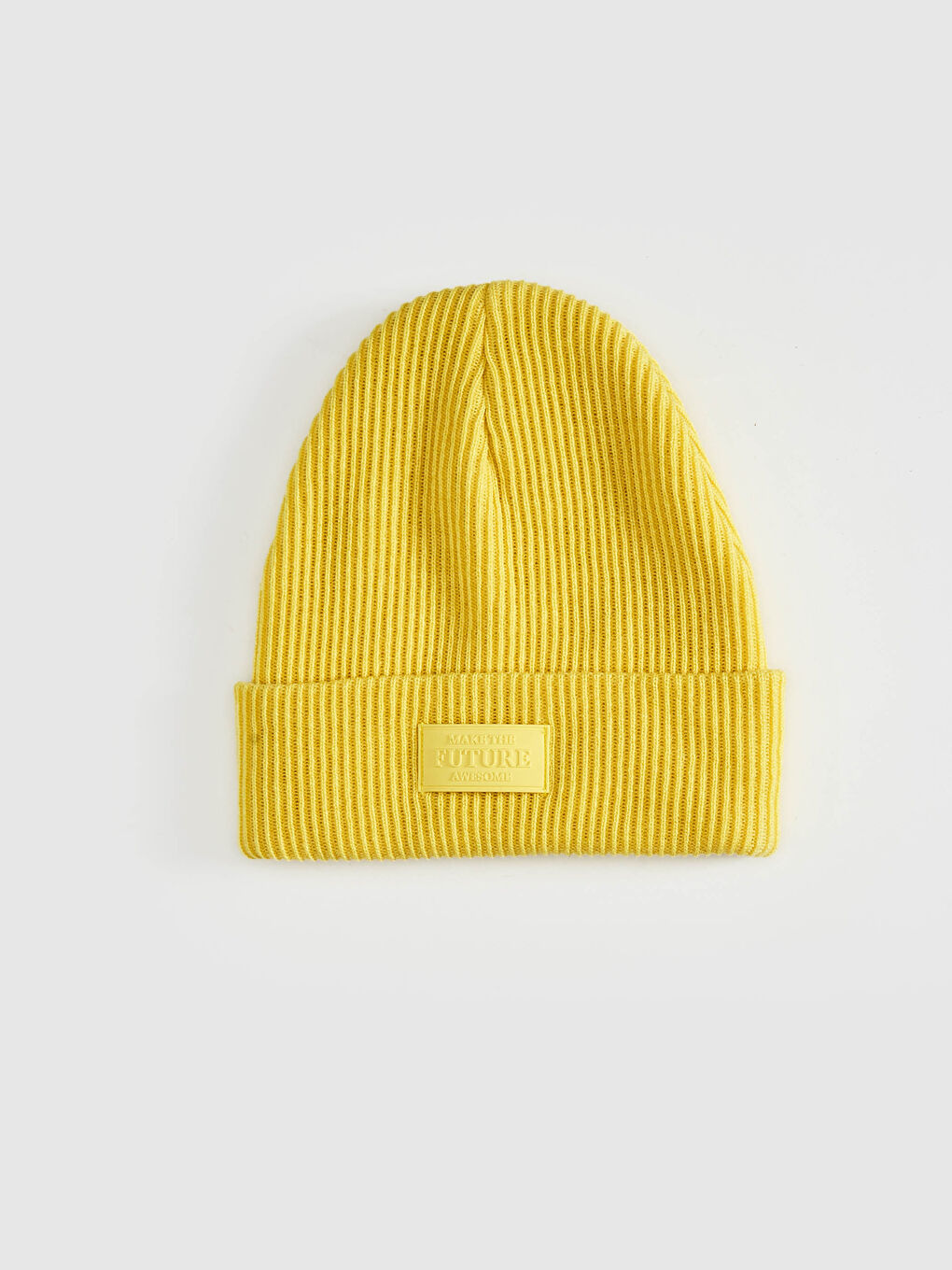 Bonnet en tricot imprimé Girl Label