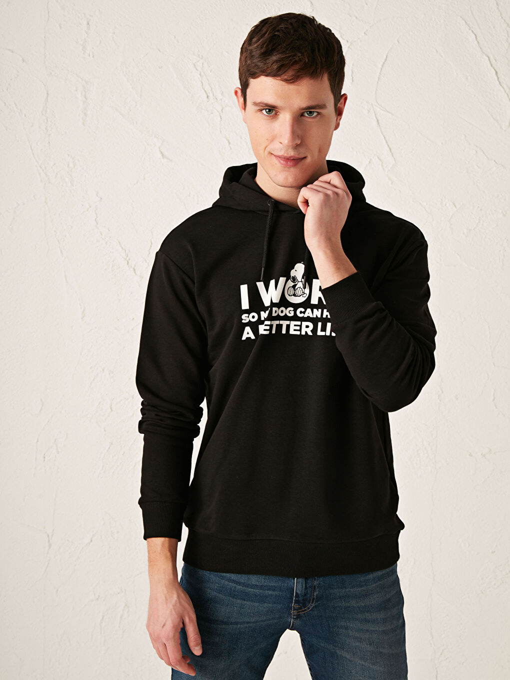 XSIDE Snoopy Printed Hoodie Hoodie -0WIF81Z8-CVL