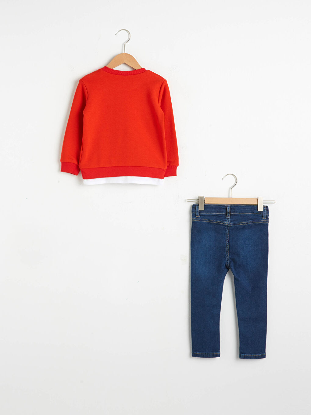 LCW baby Baby Boy Printed Sweatshirt and Jean Trousers -0WIF84Z1-QJT