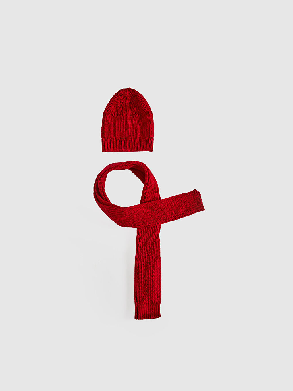 Écharpe et Béret en Tricot pour Bébé Fille