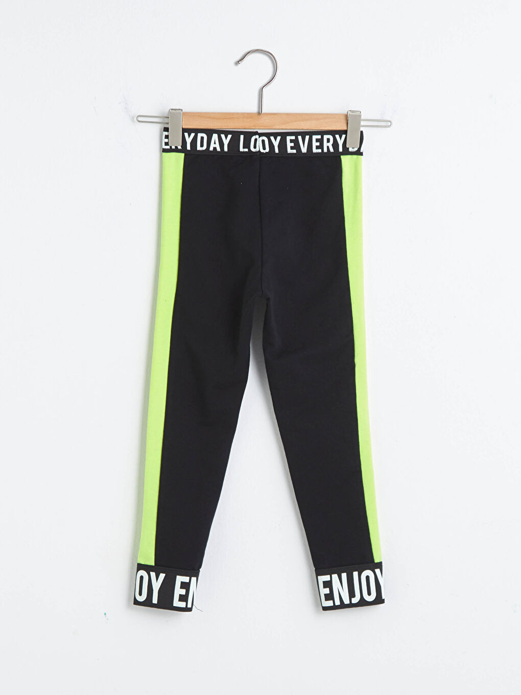 Letter Printed Cotton Long Girls Tights-1