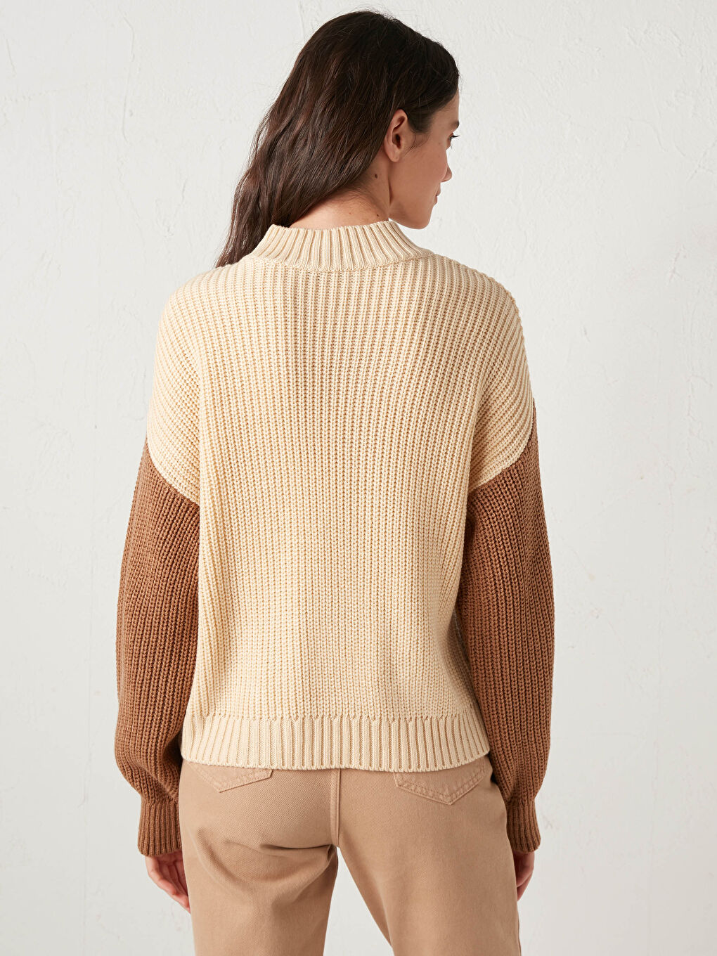 Mock Turtleneck Tricot Jumper-2
