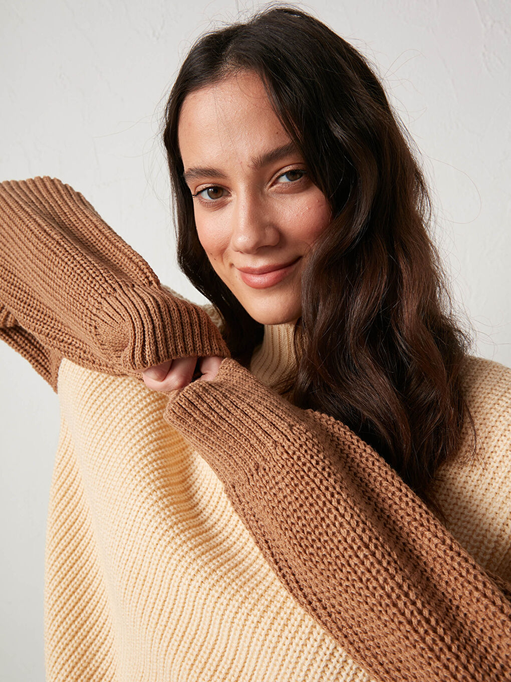 Mock Turtleneck Tricot Jumper