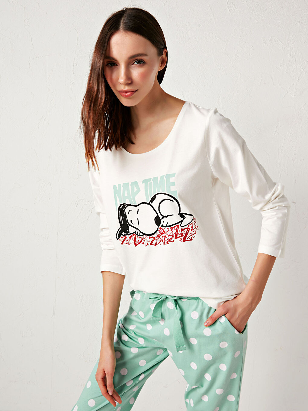 Комплект пижами с принт “Снупи“-1