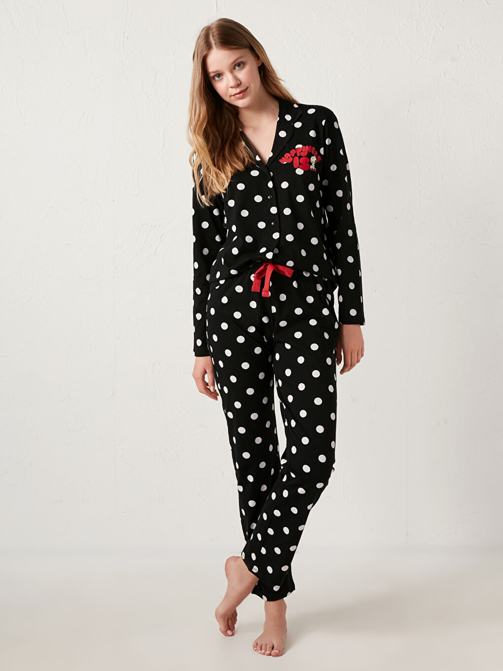 Snoopy Printed Pyjamas Set